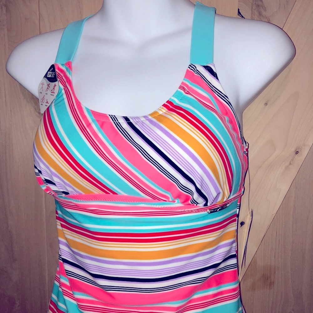 Tankini Swimwear Multicolor Top